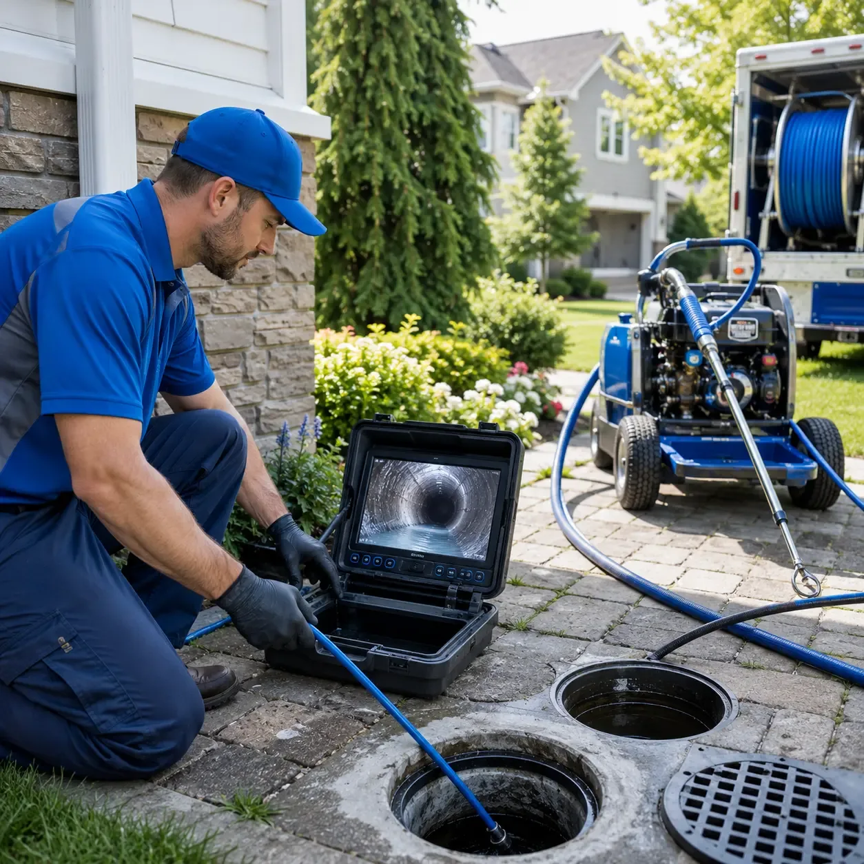 Outdoor drain cleaning professionals serving Lawton, PA
